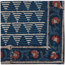 Delta Napkin - Indigo/Brick Red (Set of 2)